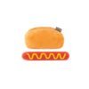 PLAY American Classic - Hot Dog Hotdog welke hond zegt daar nu nee tegen? Zeker in het geval van deze zachte pluche PLAY American Classic - Hot Dog. Het worstje en het broodje piepen en en je kunt het worstje ook losmaken. Is het worstje eenmaal los? Dan piept het broodje vrolijk verder. De hotdog van PLAY is een zacht pluche speeltje voor de hond. Het hotdog broodje bevat 1 pieper, vulmateriaal en 2 stukjes klittenband om het worstje op de plek te houden. Het broodje heeft genoeg ruimte om ook snoepjes in te kunnen verstoppen. Zo maak je van de P.L.A.Y. Hot Diggy Dog meteen zoekspelletje.  Let op: Er is geen enkel hondenspeelgoed in de wereld wat niet kapot kan. Ondanks de dubbele stiksels, dubbele laag stof aan de buitenkant en de algehele stevigheid van het speelgoed, zou het kapot kunnen gaan. Op hondenspeelgoed zit geen garantie.Kies dus het juiste soort speeltje voor jouw hond zijn kauw- en speelbehoefte. Haal kapotte speeltjes meteen weg en laat jouw hond alleen spelen onder toezicht. Over P.L.A.Y. Hondenspeelgoed PLAY staat bekend om hun fantastische design en vrolijke, aansprekende kleuren. Bij A Lot for Doodles vind je een ruim assortiment van PLAY hondenspeelgoed. Shop naast de Barking Brunch collectie ook de Tropical Paradise Collectie van PLAY in onze shop! PLAY Dog Toys Het hondenspeelgoed van P.L.A.Y. is handgemaakt en de stevige buitenkant en dubbel gestikte randen zorgen voor extra duurzaamheid. De vulling van de speeltjes is gemaakt van gerecycled materiaal. Verder voldoet het hondenspeelgoed van Play aan dezelfde strenge kwaliteitsnormen voor het vervaardigen van baby- en kinderspeelgoed. In de speeltjes worden er AZO-vrije kleurstoffen gebruikt. Daarnaast zijn de speeltjes geschikt voor de wasmachine en droger. P.L.A.Y. hondenspeelgoed Het hondenspeelgoed van PLAY wordt in Amerika ontworpen. Bekend van Instagram Als jij honden volgt via Instagram, dan kan het niet missen dat je de P.L.A.Y. hondenspeeltjes wel eens voorbij hebt zien komen. Niet zo gek want de grappige en levensechte speeltjes zijn perfect voor een geweldige foto samen met jouw hond. Vergeet je A Lot for Doodles niet te taggen op Instagram? PLAY hondenspeeltjes bij A Lot for Doodles Bestel je Play hondenspeelgoed eenvoudig bij A Lot for Doodles. Of je nu een lief en schattig knuffeltje zoekt of een grappige, ondeugende speelkameraad voor je hond, je slaagt zeker weten met het ruime assortiment wat uit voorraad leverbaar is. Heb je vragen over onze producten of advies nodig wat je het beste kunt bestellen? Neem gerust contact met ons op, we helpen je graag verder.