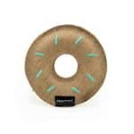 maak kennis met deze nieuwe EcoZippy donut. Deze donut is gemaakt van milieuvriendelijke jute en daarom heel duurzaam.