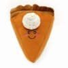 ZippyPaws NomNomz Pumpkin Spice Slice Je favoriete stukje pompoentaart omgetoverd tot een schattig pluchen hondenspeeltje. De ZippyPaws NomNomz Pumpkin Spice Slice heeft een golvende korst en een heerlijke toef slagroom. Om je pootjes bij af te likken! NomNomz zijn de favoriete snacks van baasjes, maar dan in pluche vorm! Verwen de inner foodie van jouw hond met deze 'heerlijke' taartpunt. Één hap en jouw hond waant zich in doggie heaven. De ZippyPaws NomNomz Pumpkin Spice Slice bevat een pieper voor urenlang piepend speelplezier.  Formaat ZippyPaws NomNomz Pumpkin Spice Slice: 19 x 15 x 14 cm Let op: Er is geen enkel hondenspeelgoed in de wereld wat niet kapot kan. Ondanks de algehele stevigheid van het speelgoed, zou het kapot kunnen gaan. Op hondenspeelgoed zit geen garantie. Kies dus het juiste soort speeltje voor jouw hond zijn kauw- en speelbehoefte. Haal kapotte speeltjes meteen weg en laat jouw hond alleen spelen onder toezicht. ZippyPaws Hondenspeelgoed Hondenspeeltjes van het merk ZippyPaws staan garant voor de allerleukste designs en zijn goed voor urenlang speelplezier. De hondenspeeltjes van ZippyPaws zijn ontworpen door hondenmensen voor honden. En dat zie je aan alles. ZippyPaws Burrows De Zippypaws Burrows zijn zoekspellen voor de hond. In iedere Burrow zitten 3 piepbeestjes verstopt. Speciaal voor honden die niet enthousiast worden van hersenwerkjes met voer zijn de Burrows perfect. Want de beloning is geen voer, maar een klein piepspeeltje. Je kunt de speeltjes zo vaak terug stoppen als je wilt, zodat jouw hond weer op zoek kan! Alle delen van de Zippy Burrows zijn gemaakt van hoogwaardig pluche stof. Daardoor is het niet alleen geschikt als interactief speeltje, maar kan het ook gebruikt worden als knuffelspeeltje. Alle speeltjes in de Burrows bevatten een ronde pieper om je hond extra enthousiast te maken. Interactief hondenspeelgoed bestellen Alle honden hebben speelgoed nodig. Het geeft zowel een mentale- als lichamelijke uitdaging voor je hond! Interactief hondenspeelgoed is niet alleen belangrijk om je hond tevreden te houden en verveling te voorkomen. Het is ook nuttig om problematisch gedrag aan te pakken, zoals destructief kauwen of hinderlijk blaffen. Zippypaws Burrows De Zippypaws Burrows zijn zoekspellen voor de hond. In iedere Burrow zitten 3 piepbeestjes verstopt. Speciaal voor honden die niet enthousiast worden van hersenwerkjes met voer zijn de Burrows perfect. Want de beloning is geen voer, maar een klein piepspeeltje. Je kunt de speeltjes zo vaak terug stoppen als je wilt, zodat jouw hond weer op zoek kan! Alle delen van de Zippy Burrows zijn gemaakt van hoogwaardig pluche stof. Alle speeltjes in de Burrows bevatten een ronde pieper om je hond extra enthousiast te maken. Doordat zowel de Burrow als de speeltjes in de Burrow van pluche zijn gemaakt is het niet alleen geschikt als interactiefspeeltje, maar kan het ook gebruikt worden als knuffelspeeltje. ZippyPaws Donutz Het populairste speeltje van Zippypaws is de Donut. Al in 2017 werd de miljardste donut verkocht. Voor de hond zijn de donut speeltjes helemaal geweldig. Er zitten 2 half ronde piepers in, waardoor het niet uitmaakt waar je in de donut bijt. Piepen doet de Zippypaws Donut altijd! De Donutz bevatten verder geen zachte pluche vulling. Ideaal voor honden die het normaal altijd laten sneeuwen in huis. Bekend van Instagram Als jij honden volgt via Instagram, dan kan het niet missen dat je de ZippyPaws hondenspeeltjes wel eens voorbij hebt zien komen. Niet zo gek want de grappige en interactieve speeltjes zijn perfect voor een geweldige foto samen met jouw hond. Vergeet je A Lot for Doodles niet te taggen op Instagram? ZippyPaws Nederland ZippyPaws hondenspeelgoed komt uit Amerika. Sinds een aantal jaren zijn de speeltjes ook in Nederland verkrijgbaar. Wij van A Lot for Doodles zijn trots dat we ZippyPaws verkopen in onze webshop. Bezoek onze shop en ontdek alle leuke speeltjes van ZippyPaws! ZippyPaws online bestellen De ZippyPaws hondenspeeltjes zijn bij ons online te bestellen. Naast de leuke speeltjes van ZippyPaws kun je ook bij ons terecht voor de merken Huxley & Kent, PawStory, HugSmart, Sodapup, Soos Pets, Cowboy Magic, Bass Brushes, P.L.A.Y., Yakka's & Carniwell. Heb je advies nodig? Neem gerust contact met ons op. We helpen je graag!