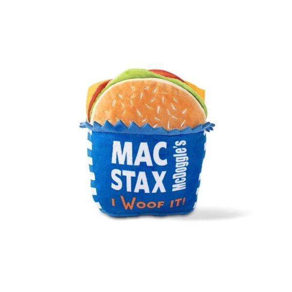 Wagsdale McDoggles Mac Stax: Het Pluche Hamburger Speeltje voor Je Hond! Geef je hond een smakelijk stukje plezier met de Wagsdale McDoggles Mac Stax, een pluche speeltje in de vorm van een heerlijke hamburger! Deze zachte, schattige "burger" bestaat uit meerdere lagen pluche broodjes, sla, kaas en een burger, perfect voor honden die dol zijn op knuffelen en spelen. Het speelgoed is voorzien van verborgen piepers, wat het extra leuk maakt voor nieuwsgierige honden die houden van ontdekken. Ideaal om mee te gooien, apporteren of als zachte metgezel in de mand. Waarom Kiezen voor Wagsdale McDoggles Mac Stax? De Wagsdale McDoggles Mac Stax brengt het beste van beide werelden samen: onweerstaanbare zachtheid en interactieve speelopties. Perfect voor honden van alle leeftijden, dit hamburger speeltje biedt je viervoeter een langdurige, veilige en knusse speelervaring. Voordelen van Wagsdale McDoggles Mac Stax Schattig en Origineel: Uniek hamburgerontwerp dat eruitziet als een echte cheeseburger. Ingebouwde Piepers en crinkle: Verstopte piepers en crinkles voor extra speelplezier. Zacht en Veiliger Kauwmateriaal: Zacht pluche, ideaal voor knuffelen. Het Ideale Speelmaatje voor je Hond Met de Wagsdale McDoggles Mac Stax geef je je hond niet alleen een knuffelbaar speelgoed, maar ook een leuke en spannende manier om de zintuigen te stimuleren. Perfect als cadeau voor je trouwe vriend! Bestel de Wagsdale McDoggles Mac Stax vandaag en geef je hond een pluche hamburger die hij nooit zal vergeten! Formaat Wagsdale McDoggles Mac Stax: 18 x 15 cm. Extra luide pieper + Knisperpapie. Geweldig voor honden van alle groottes, maar niet bedoeld voor fanatieke kauwers. Ontdek Wagsdale: Plezier en Kwaliteit voor Jouw Hond! Wagsdale staat bekend om zijn unieke en hoogwaardige hondenspeelgoed dat niet alleen leuk is, maar ook veilig en duurzaam. Dit merk is speciaal ontworpen voor honden die houden van avontuur en spelen. Waarom Kiezen voor Wagsdale? Innovatief Design: Wagsdale is altijd op zoek naar nieuwe manieren om honden te vermaken. Hun speelgoed is niet alleen aantrekkelijk, maar ook uitdagend, waardoor het het natuurlijke speur- en speelgedrag van je hond stimuleert. Duurzaamheid en Veiligheid: Elk stuk speelgoed van Wagsdale is vervaardigd uit hoogwaardige, niet-giftige materialen. Dit betekent dat je hond veilig kan spelen, zonder dat je je zorgen hoeft te maken over schadelijke stoffen. Het duurzame ontwerp zorgt ervoor dat het speelgoed bestand is tegen zelfs de meest enthousiaste kauwers. Voor Elke Hond: Of je nu een kleine puppy of een grote volwassen hond hebt, Wagsdale heeft speelgoed voor alle leeftijden en maten. Het assortiment biedt een scala aan opties, van kauwspeeltjes tot interactieve puzzels, perfect voor elk speeltype. Eindeloos Speelplezier: Met Wagsdale is verveling verleden tijd. Dit merk biedt innovatieve en boeiende producten die zorgen voor urenlang speelplezier, wat helpt om de energie van je hond kwijt te raken en het mentale welzijn te bevorderen. Shop Wagsdale bij A Lot for Doodles ! In onze webshop vind je een uitgebreide selectie van Wagsdale-hondenspeelgoed. Of je nu op zoek bent naar iets om te knuffelen, te kauwen of een uitdaging te bieden, wij hebben het allemaal! Geef je hond het speelgoed dat hij verdient en zie hoe zijn ogen oplichten van vreugde. Met Wagsdale haal je niet alleen een geweldig product in huis, maar investeer je ook in het welzijn en de blijdschap van je trouwe viervoeter. Bezoek onze webshop en ontdek de magie van Wagsdale vandaag nog! Heb je vragen over onze producten of advies nodig wat je het beste kunt bestellen? Neem gerust contact met ons op, we helpen je graag verder! Bekend van Instagram Als jij honden volgt via Instagram, dan kan het niet missen dat je de Wagsdale hondenspeeltjes wel eens voorbij hebt zien komen. Niet zo gek want de grappige speeltjes zijn perfect voor een geweldige foto samen met jouw hond. Vergeet je A Lot for Doodles niet te taggen op Instagram?